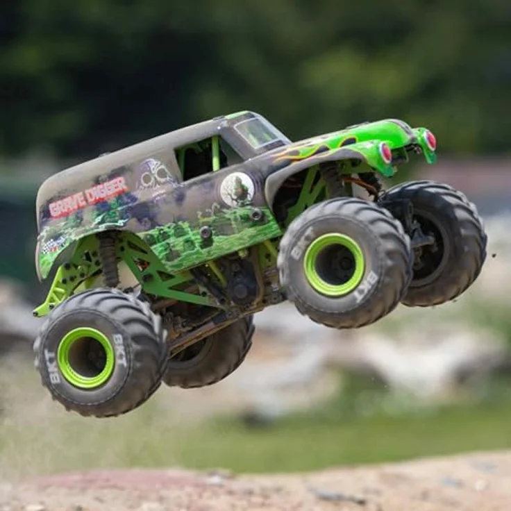 Losi Mini LMT 4WD-Monstertruck, ferngesteuertes Auto mit offiziell lizenzierten Stellen, 2er Pack – Bild 3