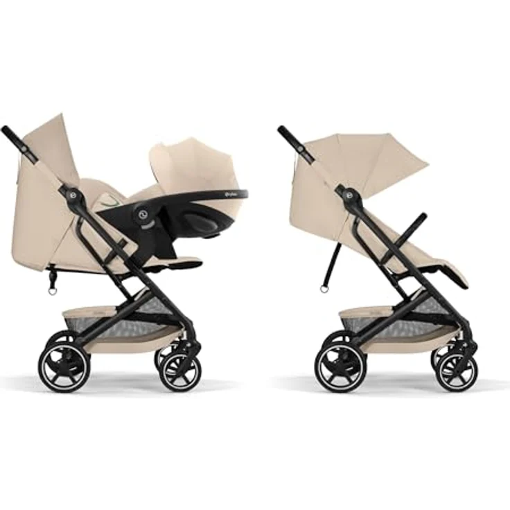 Cybex Beezy Buggy, Modell 2026, leichter Stadt-Buggy mit flacher Liegeposition, Almond Beige, für Kinder bis 22 kg – Bild 5