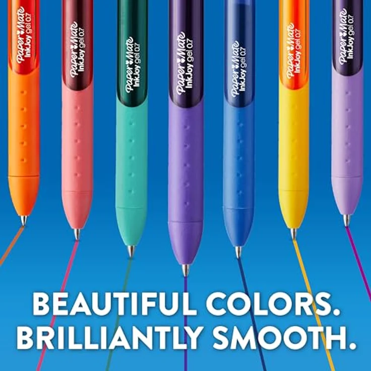 Paper Mate InkJoy Gel Fun M, 14 Multicolor Schreibstifte mit schneller Trocknung und ergonomischem Griff – Bild 3
