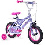 Huffy Mädchen Violett Sweet 30,5 cm, S, Kinderfahrrad mit süßen Dekorationen und einfachem Aufbau
