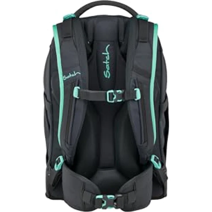 Satch Pack, Schulrucksack für die 5. Klasse, ergonomisch, 30L Stauraum, wasserabweisend, schwarz – Bild 5