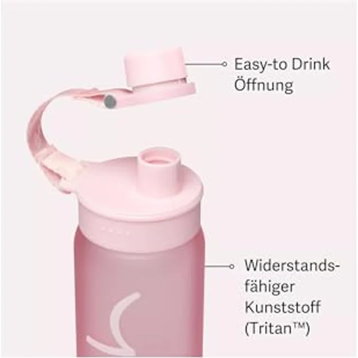 Satch Trinkflasche rose tritan – Bild 4