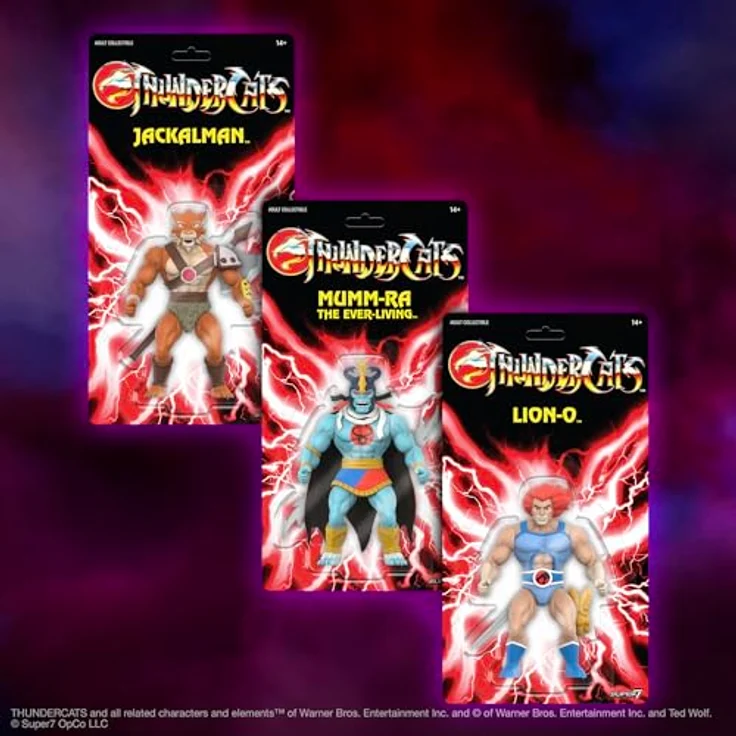 Super7 Thundercats Vintage Collection Actionfigur Wave 1 Lion-O, 14 cm mit Zubehör in Fensterbox – Bild 7