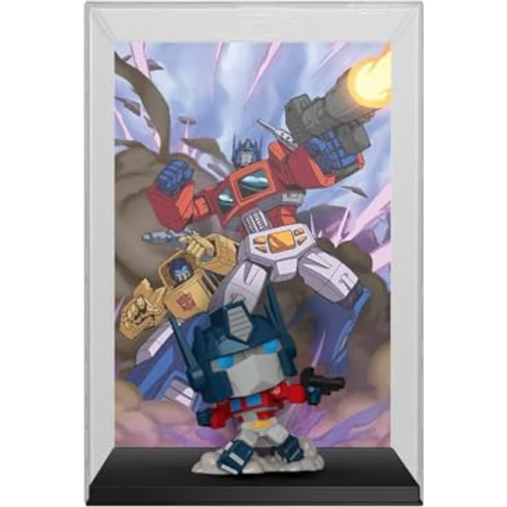 Funko Pop! Comic Cover: Transformers X MTG - Optimus Prime - Vinyl-Sammelfigur, 18 cm, langlebig, offizielles Sammlerstück für Kinder und Erwachsene – Bild 2