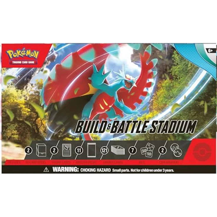 Pokémon TCG: Scarlet & Violet - Paradox Rift Build & Battle Stadium - EN, Kartenspiel von Pokémon. – Bild 2