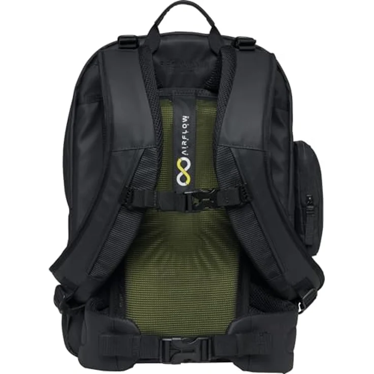 Beckmann Norway Sport Air Schulrucksack, ergonomisch, grün, 30 Liter, wasserabweisendes Material, mit Laptopfach und Regenüberzug – Bild 4