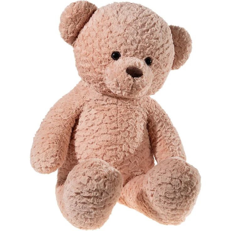 Heunec® Kuscheltier Bär curly XL, 100 cm großer Plüschbär in Braun, waschbar und langlebig