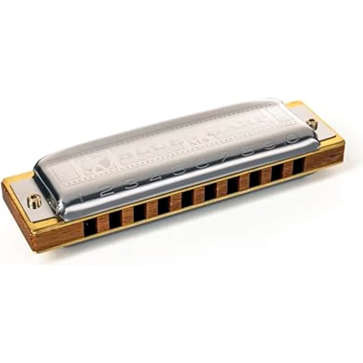 Hohner Blues Harp G Mundharmonika, modulares System mit 0,9 mm Messing-Musikplatte und SnapCase, doppelte Lackierung fürReduzierung des Aufquellens