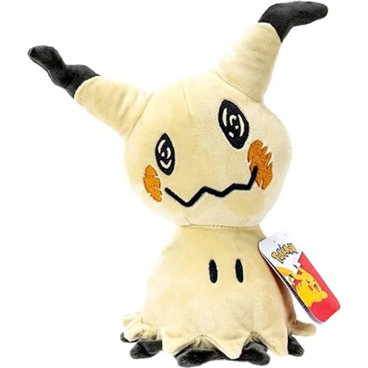 Jazwares Pokémon Plüsch Mimikyu, 20 cm Kuscheltier aus 100% Polyester mit realistischen Details – Bild 2
