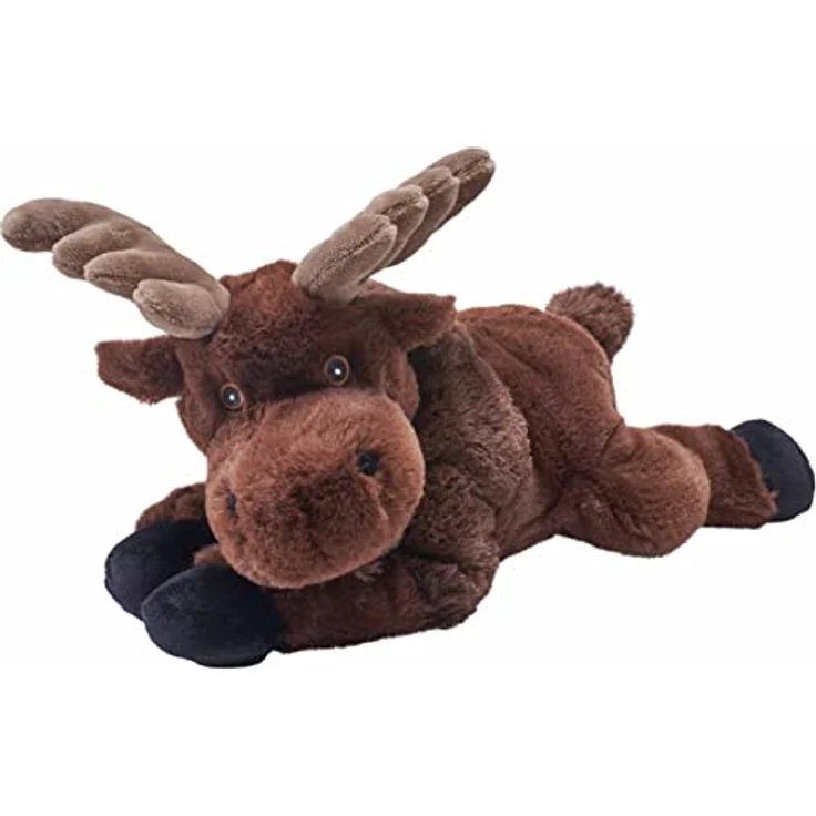 Wild Republic Ecokins Elch, Kuscheltier aus Stoff, Nachhaltiges Spielzeug, Baby Geschenk zur Geburt von Jungen und Mädchen, Stofftier 30 cm – Bild 1