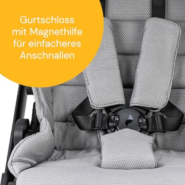 Osann Kombi-Kinderwagen Juntos inkl. Babywanne, Sportsitz, Regenverdeck - Coal – Bild 5