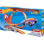 Hot Wheels Power Shift Raceway, Akrobatik-Rennbahn Set, mehrfarbig