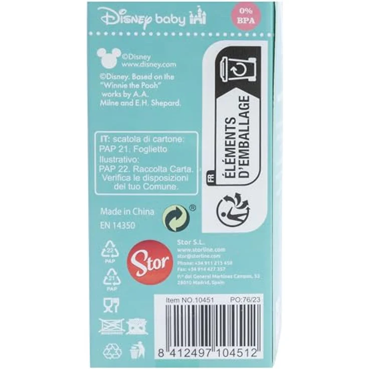 Disney Mickey Mouse Babyflasche Fruchtspender, mehrfarbig, für sichere Beikosteinführung mit handlichem Format und einfacher Handhabung – Bild 6