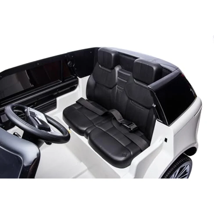 FINOOS Elektroauto Enfànt Range Rover, 12 V, mit Fernbedienung, Allradantrieb, Bluetooth, 1 bis 6 Jahre (weiß) – Bild 4