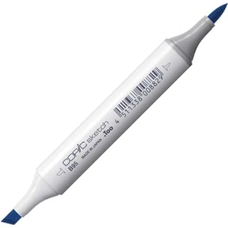 Copic COPIC Sketch Marker Typ B - 95, Light Grayish Cobalt, professioneller Pinselmarker mit Super-Brush- und Medium-Broad-Spitze – Bild 1