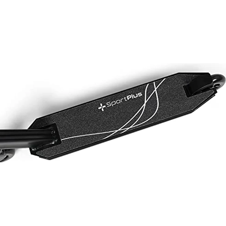 SportPlus Stunt/Freestyle Scooter Pro, eloxierter Aluminiumrahmen, ABEC 9 Kugellager, 4-Fach verschraubte Lenkerklemme, 100 mm PU-Wheels mit Alu Kern, TPR Handgriffe – Bild 5