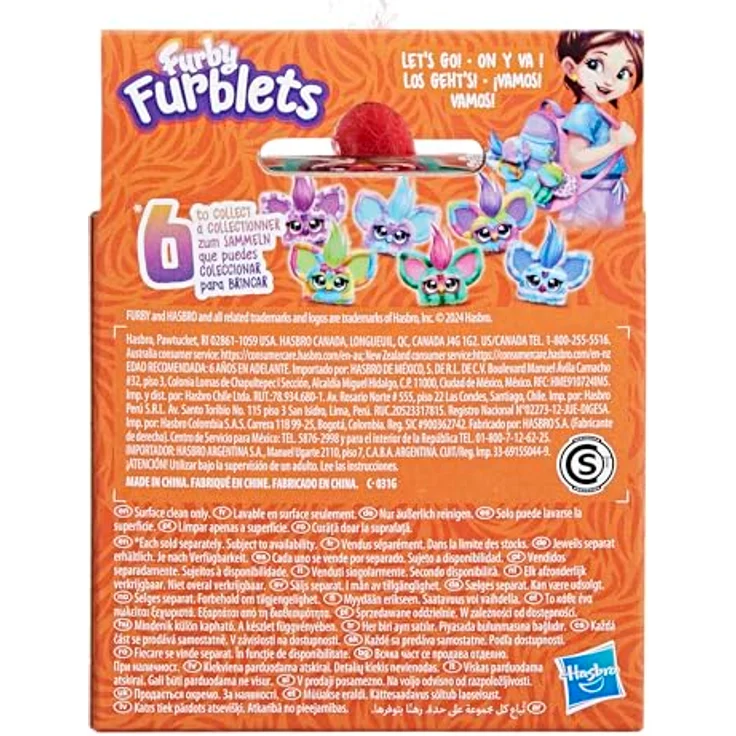 Hasbro Plüschfigur Furby, Furblets Mello-Nee, mit Sound, rot-grünes Fell - Preisvergleich – Bild 4