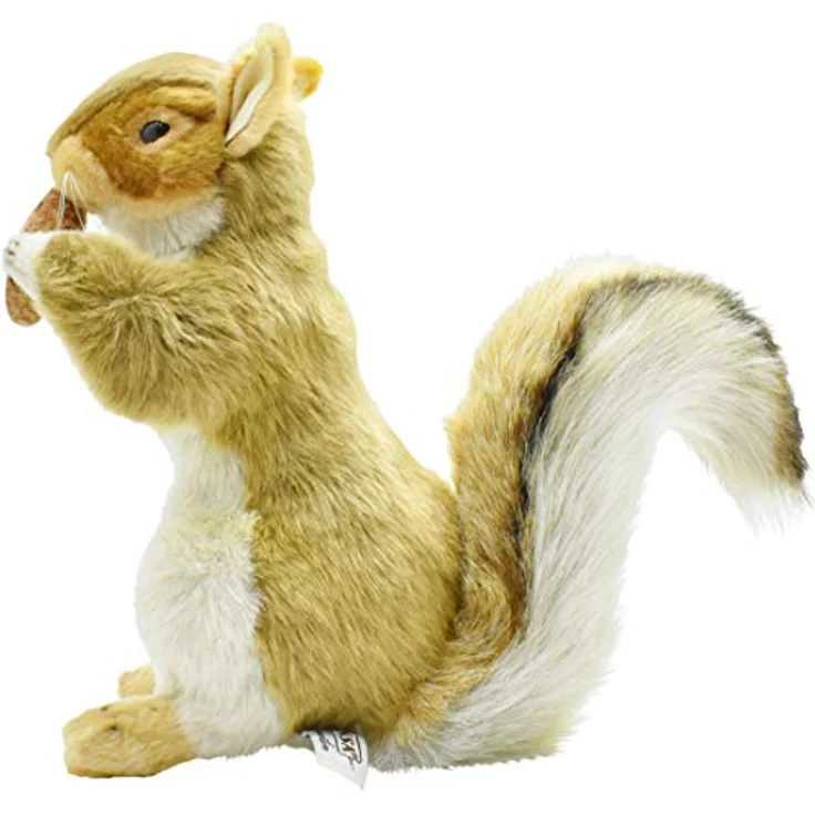HANSA Plüschtier Eichhörnchen, 23 cm H, hochwertiger Plüsch, empfohlen ab 36 Monaten – Bild 2