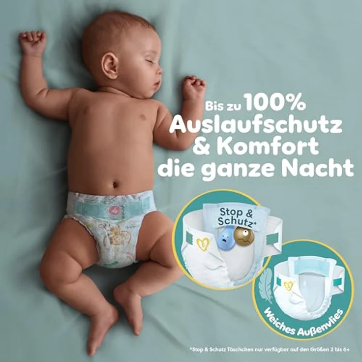 Pampers Baby-Dry Größe 7, 132 Windeln, 15kg+, 12 Stunden Auslaufschutz, dermatologisch getestet – Bild 4