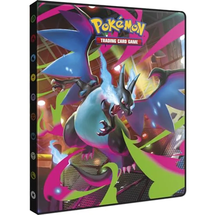 Asmodee Ultra Pro Pokémon Mega-Evolution: Fantasy Flames (ME02), Sammelkartenfach für 252 Karten, Zubehör für Brettspiele