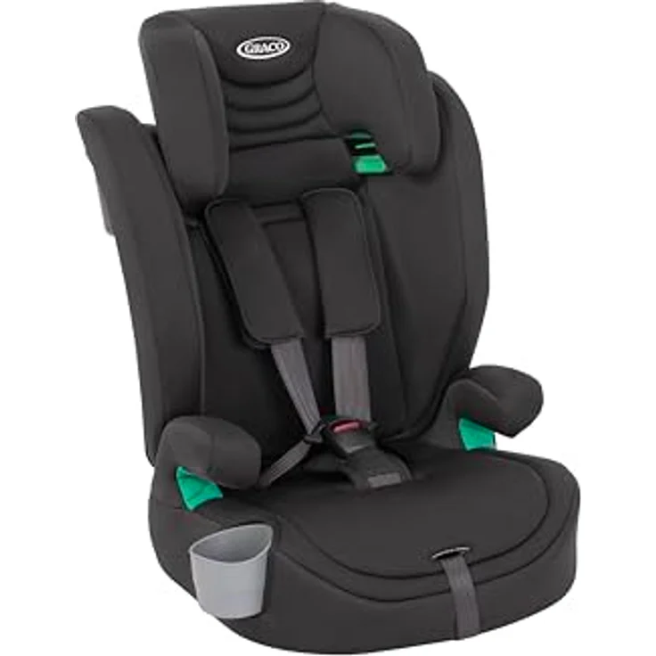 Graco Kindersitz Eldura mit Getränkehalter, ab 15 Monate - 12 Jahre, Midnight – Bild 1