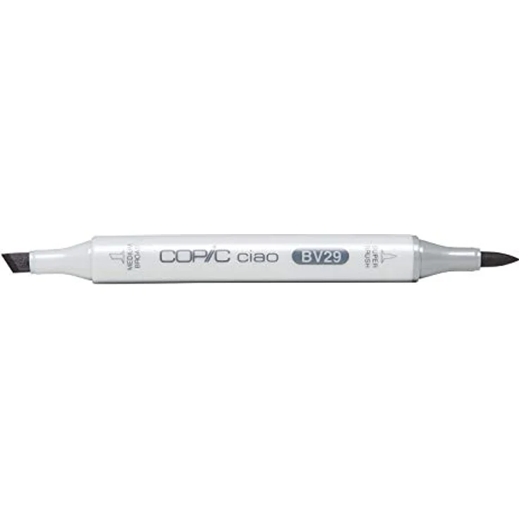 Copic Ciao Marker Typ BV-29, Slate, vielseitiger Layoutmarker mit mittelbreiter und Brush-Spitze, schnelltrocknend und nachfüllbar – Bild 2