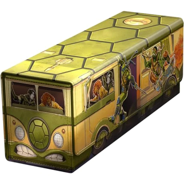 Ultimate Guard Archive 400+, Sammelkarten-Zubehör für Magic: The Gathering mit Teenage Mutant Ninja Turtles Artwork, widerstandsfähiges Xenoskin-Material, starker Magnetverschluss – Bild 1