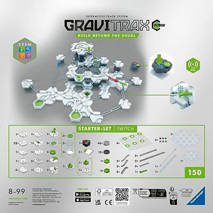 Ravensburger Gravitrax Power Starter-Set Switch – Kugelbahn, STEM, BAU- und Konstruktionsspielzeug für Kinder ab 8 Jahren – Bild 4