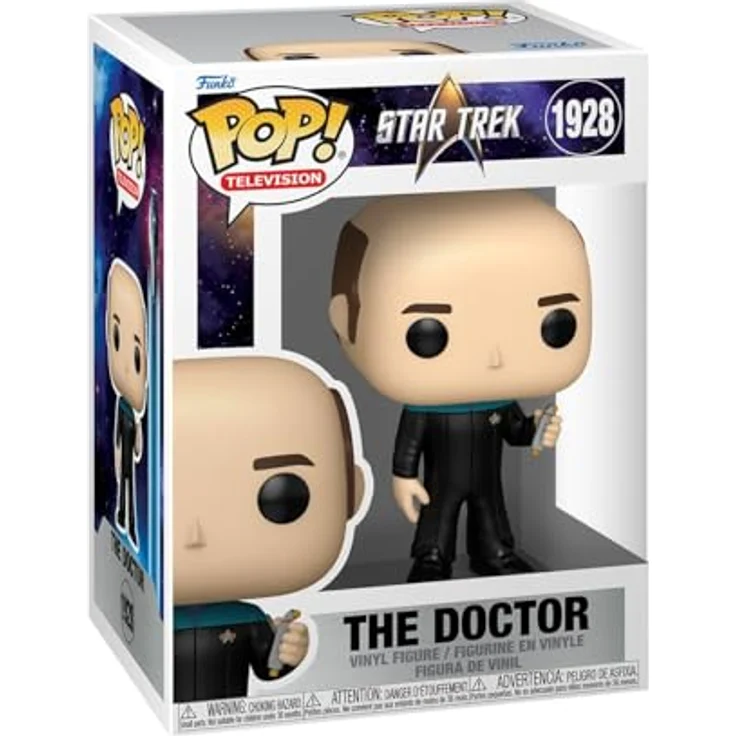 Funko POP! TV: Star Trek Voyager - The Doctor, Sammelfigur aus widerstandsfähigem Vinyl, 9,5 cm hoch – Bild 1