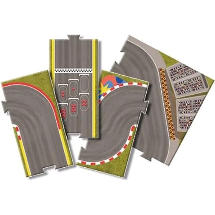 Clementoni Moto GP Tischspiel, Brettspiel für 2-6 Spieler, mit 12 offiziellen Strecken, Made in Italy, italienische Farben, Artikelnummer 16790 – Bild 5
