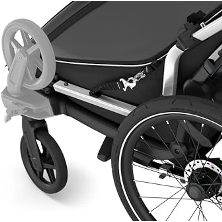 Thule Chariot Sport 2, Veloanhänger mit schneller Einhand-Umwandlung in Kinderwagen und sicherer Ein-Klick-Befestigung – Bild 13