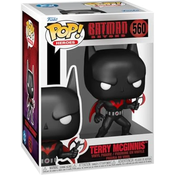 Funko Pop! Heroes: Batman Beyond - Terry McGinnis McGuinnes - 9,5 cm Vinyl-Sammelfigur - seltene Chase-Variante für DC Comics Fans - offizielles Merchandise – Bild 1