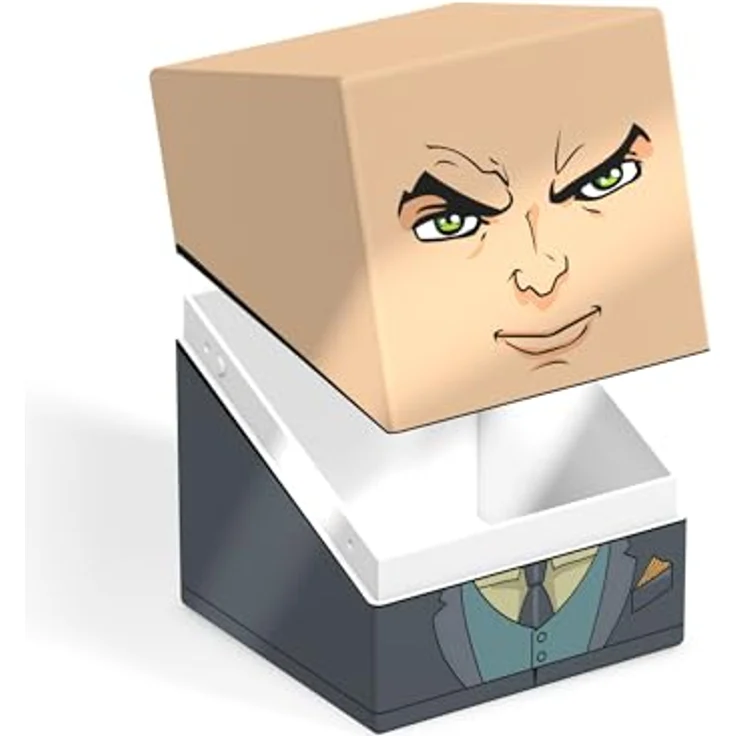 Ultimate Guard Squaroes - Squaroe DC Justice League™ JL018 - Lex Luthor™, Deck-Box für bis zu 100 doppelt oder 120 einfach gehüllte Sammelkarten, aus 78% nachwachsenden Rohstoffen, robust und starr, Made in Germany – Bild 4
