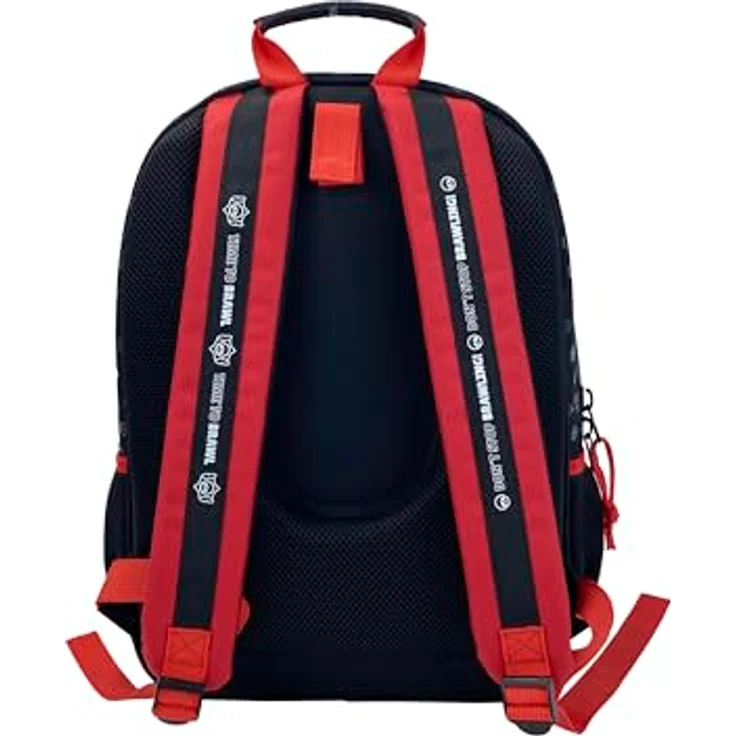 Brawl Stars Schulrucksack, 43 × 35 cm mit 3 Fächern, seitlichen Netzflaschentaschen und gepolsterten Schultergurten – Bild 4