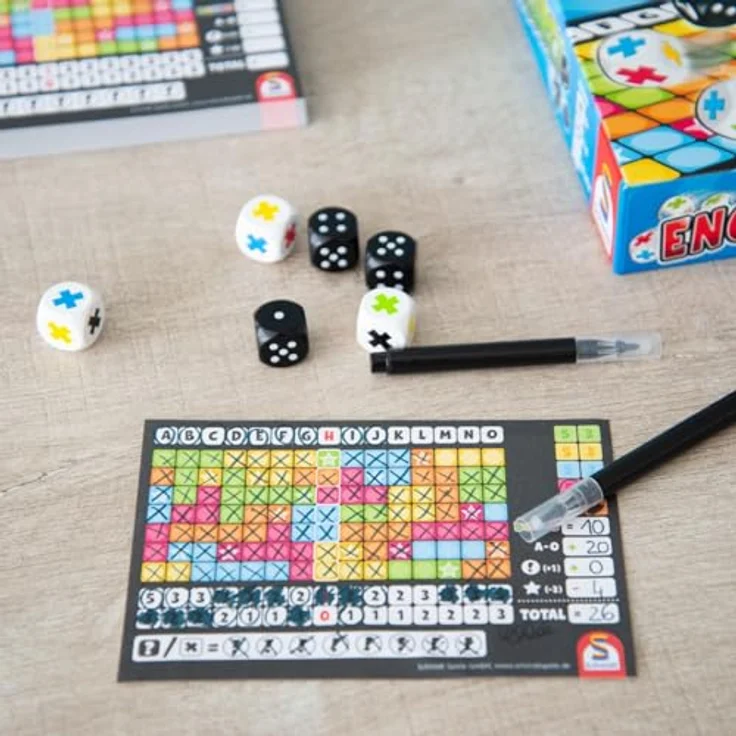 Schmidt Spiele 88163 NOCH, Würfelspiel für 2-8 Spieler mit gleichzeitigem Spielverlauf – Bild 4