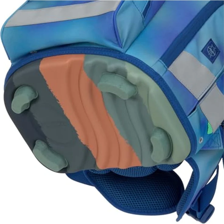 LÄSSIG Schulranzen Set Boxy Unique Gradient Green/Blue, ergonomisch mit viel Stauraum und Sicherheitsfunktionen, blau – Bild 5