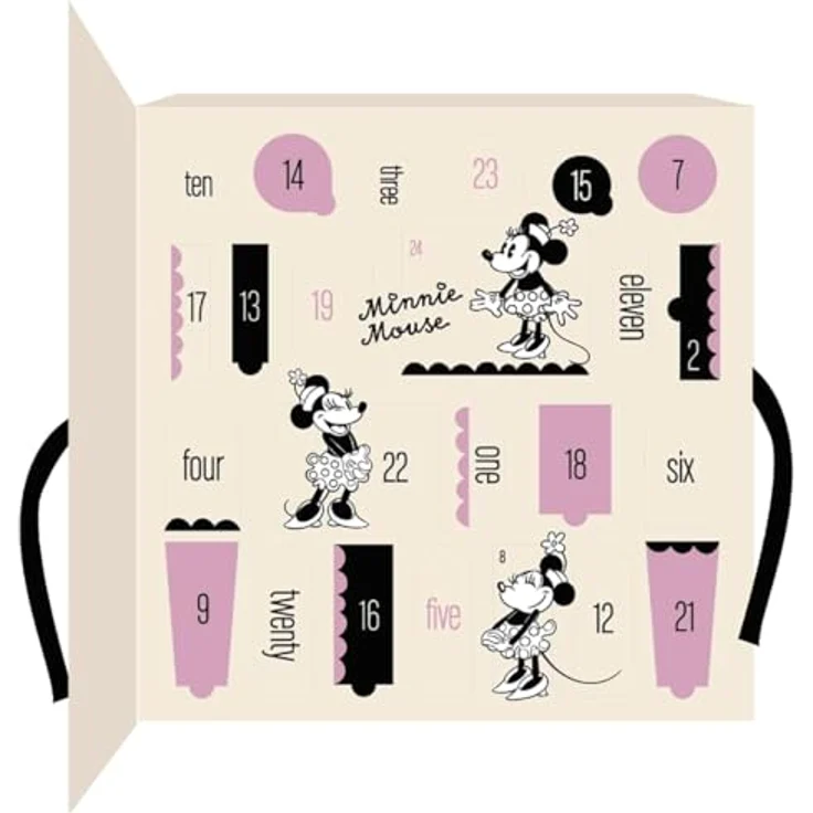ACCENTRA Adventskalender Disney Minnie Mouse, im Minnie Mouse Look, Box mit 24 Beauty-Überraschungen – Bild 3