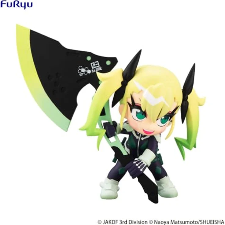 FuRyu Kaiju No. 8 Toonize Kikoru Shinomiya, PVC Statue in Cartoon Farbversion, 13 cm – Bild 2