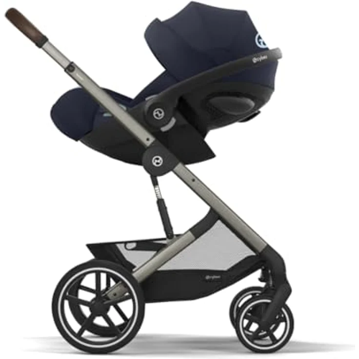 Cybex Babyschale Cloud G i-Size Plus, ergonomische Liegeposition, Plus Stoff Design – Bild 11
