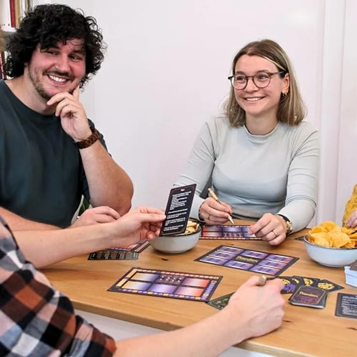 Noctis Verlag Dreamteam - Kooperatives Quizspiel für Erwachsene in 3 Schwierigkeitsstufen Allgemeinwissen in 700 Fragen für Freunden und Familie | Partyquiz für 2-40 Personen | Unterwegs und Zuhause – Bild 2