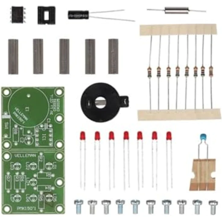 Whadda Lötbausatz, elektronischer Würfel mit Aktivierung durch Schütteln, lehrreich und kreativ – Bild 5