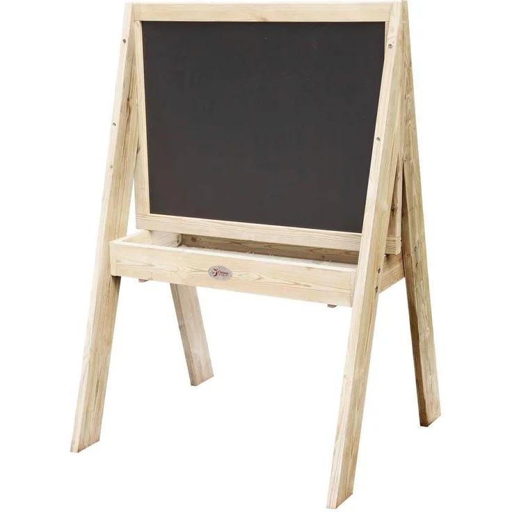 Classic World Pädagogische Kreidetafel aus Holz, ideale Maltafel für kreative Lernaktivitäten