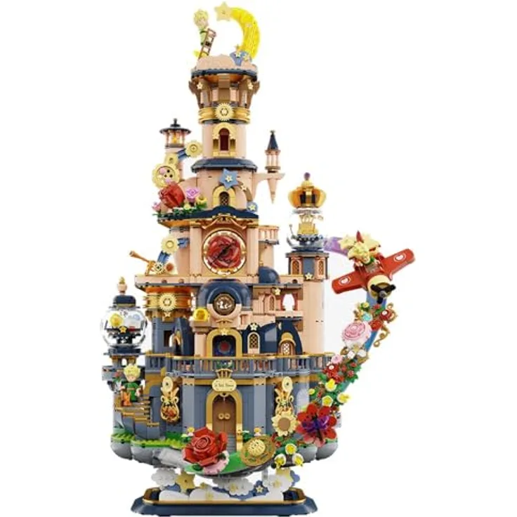 Pantasy Starry Castle, Klemmbausteine-Set mit Minifigur und Themen aus der Geschichte des kleinen Prinzen