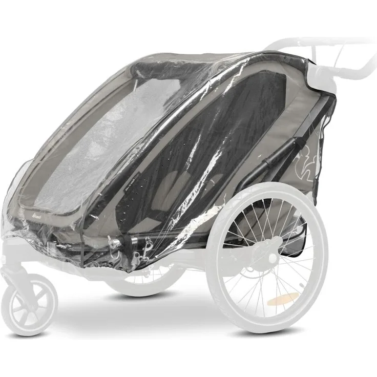 Hauck Regenschutz für Bike N Walk, wasserdichte Abdeckung mit guter Belüftung und reflektierender Umrandung