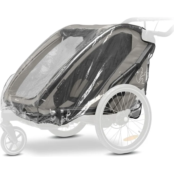 Hauck Regenschutz für Bike N Walk, wasserdichte Abdeckung mit guter Belüftung und reflektierender Umrandung