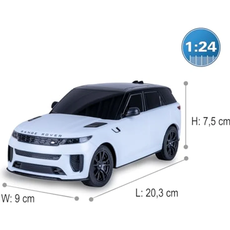 Weiss Range Rover Sport SV, ferngesteuertes Modellauto im Maßstab 1:24, 2,4GHz, weiß – Bild 3