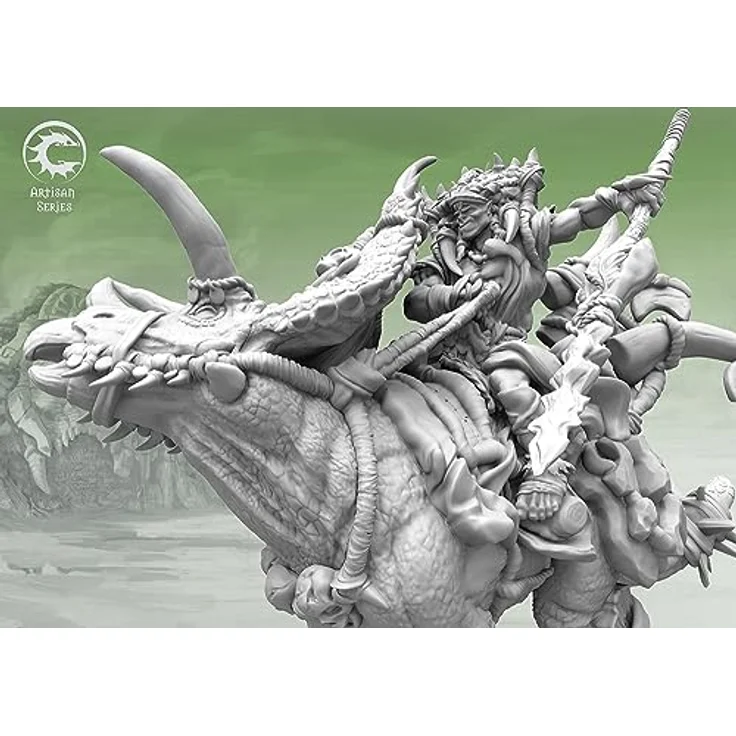 Para Bellum Wargames Wadrhun: Thunder Chieftain Artisan Series, Sammelfigur mit detailreichen Features, resin, geeignet für Tabletop-Spiele – Bild 2