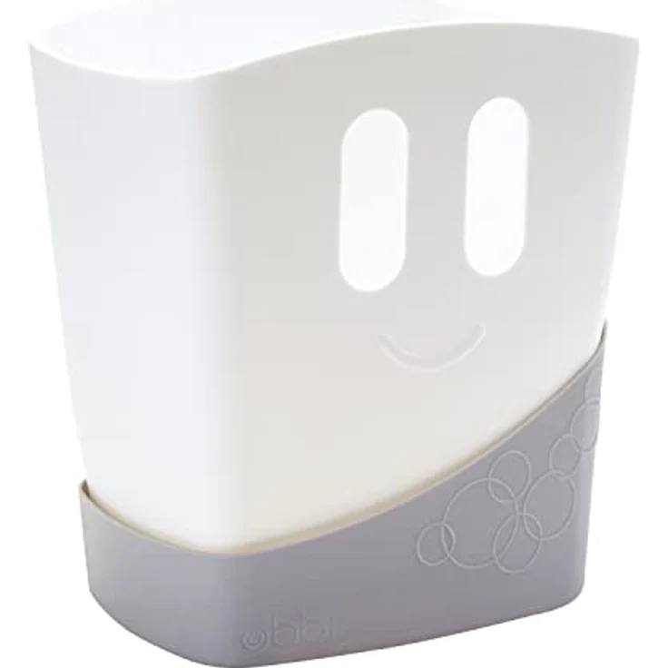 UBBI Auffangbehälter für Badespielzeug 24x18x25cm weiß/ grau - Preisvergleich – Bild 4