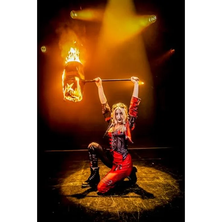 Metamorph Kostüm Harley Quinn, The Suicide Squad Anzug Größe L mit Gürtel – Bild 7