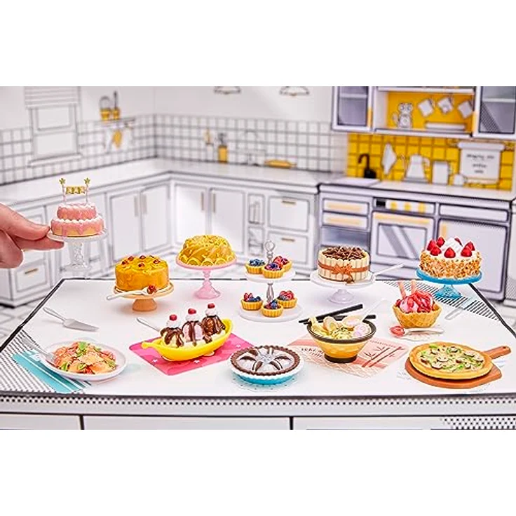 MGA's Miniverse Serie 2 Make It Mini Food Diner - DIY Food Playset mit UV-Licht, nachgebildeten Lebensmittelzutaten, Blindverpackung und Harz - nicht essbar - für Kinder ab 8 Jahren – Bild 5